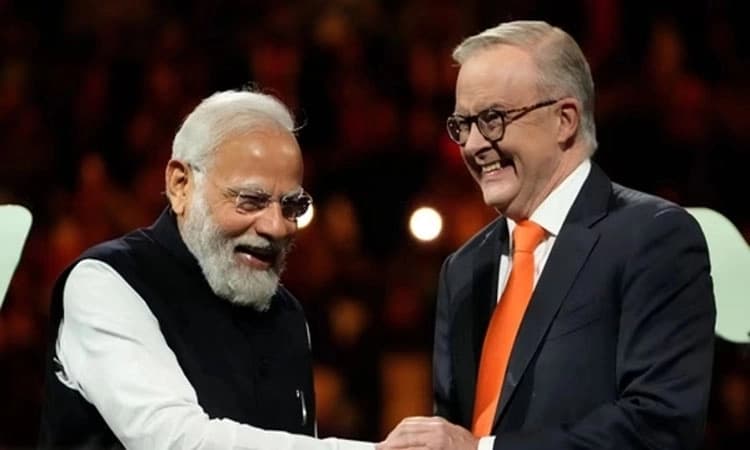 ಬನ್ನಿ ಭಾರತಕ್ಕೆ, ದೀಪಾವಳಿ ಆಚರಿಸೋಣ-ಆಸೀಸ್‌ PM ಆಲ್ಬನೀಸ್‌ಗೆ ಮೋದಿ ಕರೆಯೋಲೆ