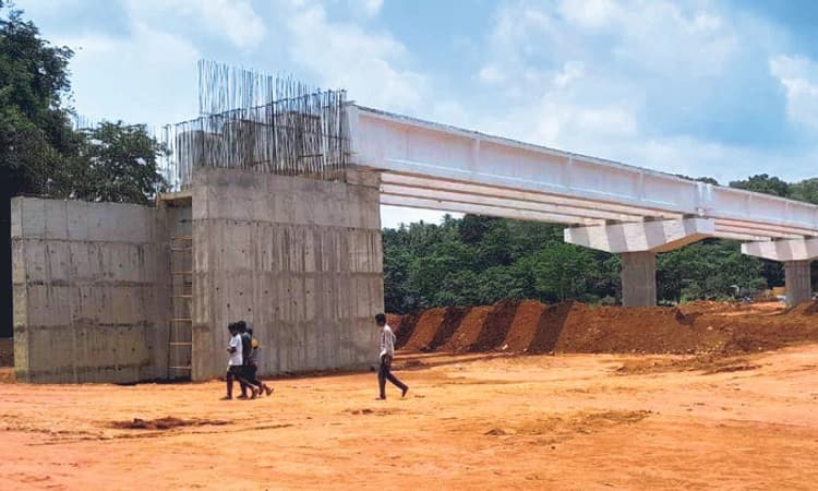 ನಿರ್ಮಾಣ ಕಾರ್ಯ ಚುರುಕು: 19.68 ಕೋ.ರೂ. ಅನುದಾನದ ಪಾಲೋಲಿ ಸೇತುವೆ