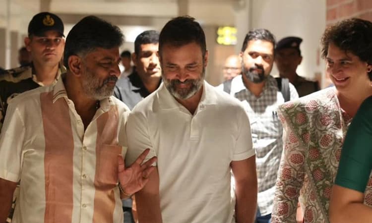 ಪದಗ್ರಹಣಕ್ಕೆ ಕ್ಷಣಗಣನೆ: ರಾಹುಲ್, ಪ್ರಿಯಾಂಕಾ, ಸ್ಟಾಲಿನ್, ಕಮಲ್ ಹಾಸನ್ ಆಗಮನ