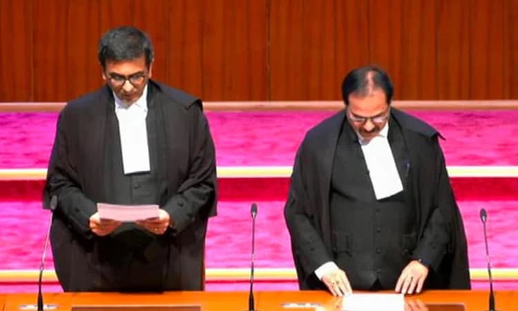 Supreme Court ನ್ಯಾಯಮೂರ್ತಿಗಳಾಗಿ ಪ್ರಶಾಂತ್ ಮಿಶ್ರಾ, ಕೆ.ವಿ. ವಿಶ್ವನಾಥನ್ ಪ್ರಮಾಣ ವಚನ