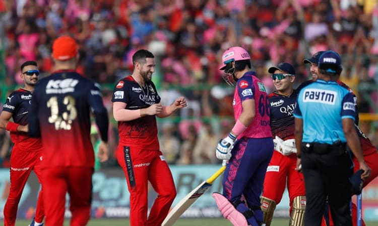 ಆರ್ ಸಿಬಿ ಬೌಲಿಂಗ್ ದಾಳಿಗೆ ಪತರುಗುಟ್ಟಿದ ರಾಜಸ್ಥಾನ: ಬೆಂಗಳೂರಿಗೆ ರಾಯಲ್ ಗೆಲುವು