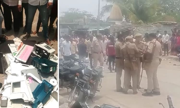 Karnataka Polls ತಪ್ಪು ಮಾಹಿತಿಯಿಂದ ಮತಯಂತ್ರ ಒಡೆದು ಹಾಕಿದ ಮಸಬಿನಾಳ ಗ್ರಾಮಸ್ಥರು