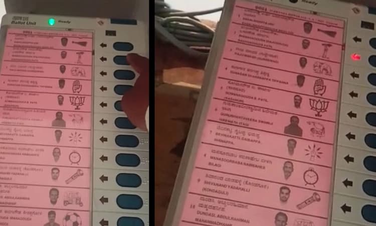 Karnataka Polls ವೋಟ್ ಹಾಕುವ ವಿಡಿಯೋ ಮಾಡಿದ ಮತದಾರ: ವಿಡಿಯೋ ವೈರಲ್
