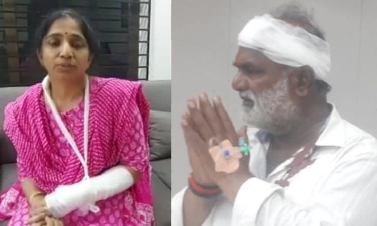 ಎಲೆಕ್ಷನ್ ಫೈಟ್: ಬಿಜೆಪಿ ಅಭ್ಯರ್ಥಿ,ಕಾಂಗ್ರೆಸ್ ಶಾಸಕನ ಪತ್ನಿ ಮೆಲೆ ದಾಳಿಯ ಆರೋಪ-ಪ್ರತ್ಯಾರೋಪ