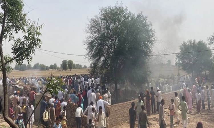 ರಾಜಸ್ಥಾನದಲ್ಲಿ ಪತನಗೊಂಡ MiG-21 ಯುದ್ಧ ವಿಮಾನ; ಇಬ್ಬರು ಸ್ಥಳೀಯರ ಸಾವು