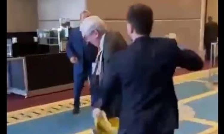 ರಷ್ಯಾ ಪ್ರತಿನಿಧಿಗೆ ಬಾರಿಸಿದ ಉಕ್ರೇನ್‌ ಶಾಸಕ