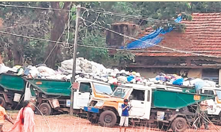 ರಸ್ತೆ ಉದ್ದಕ್ಕೂ ಬೀಳುವ ಕಸ;ಮಾಲಿನ್ಯಕ್ಕೆ ಕಾರಣ