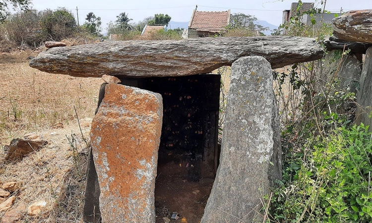 ಹಿರೇಗೌಜ ಗ್ರಾಮದಲ್ಲಿ ಶಿಲಾಕೋಣೆ ಪತ್ತೆ