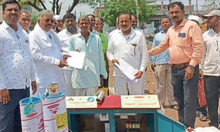 ಡಾ|ಅಂಬೇಡ್ಕರ್‌ ನಿಗಮದಡಿ ಪಂಪ್‌ಸೆಟ್‌ ಪರಿಕರ ವಿತರಣೆ