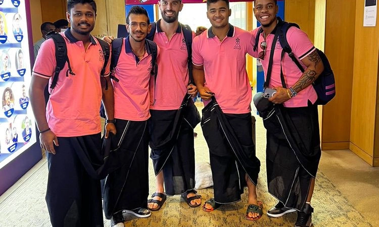 ರಾಜಸ್ಥಾನ್‌ ತಂಡದ ಕಪ್ಪು ಲುಂಗಿ ಡ್ಯಾನ್ಸ್‌!