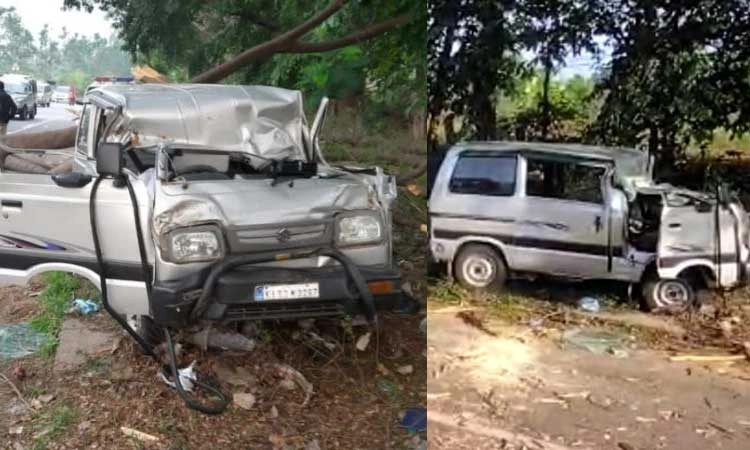 ರಾಮನಗರ: ಚಲಿಸುತ್ತಿದ್ದ ಕಾರಿನ ಮೇಲೆ ಮರ ಬಿದ್ದು ಒಂದೇ ಕುಟುಂಬದ ಇಬ್ಬರು ಸ್ಥಳದಲ್ಲೇ ಸಾವು