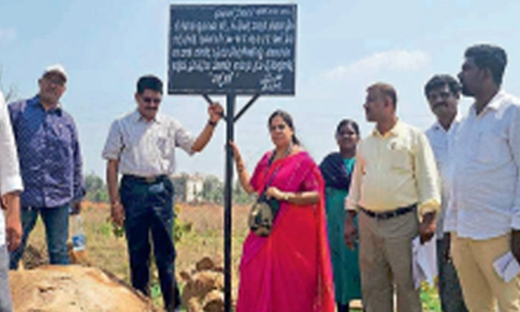 ಕಂದಾಯ ಅಧಿಕಾರಿಗಳಿಂದ ಅಕ್ರಮ ಒತ್ತುವರಿ ಜಾಗ ತೆರವು