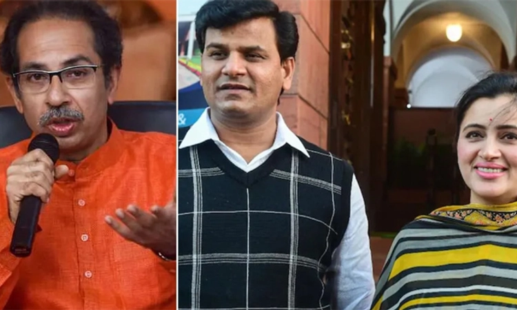ಹೈಡ್ರಾಮಾ: ಮಹಾ ಸಿಎಂ ಠಾಕ್ರೆ ನಿವಾಸದ ಹೊರಭಾಗದಲ್ಲಿ ಹನುಮಾನ್ ಚಾಲೀಸ ಪಠಿಸುವ ಸವಾಲು!