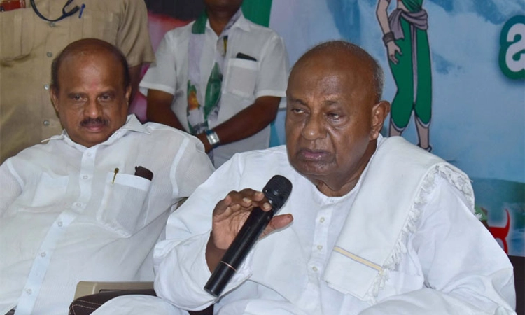 ಕಾಂಗ್ರೆಸ್ ಅಧಿಕಾರದಲ್ಲಿದ್ದಾಗ ಕಾವೇರಿ, ಮಹದಾಯಿ ವಿಚಾರದಲ್ಲಿ ಅನ್ಯಾಯ: ಎಚ್ ಡಿಡಿ