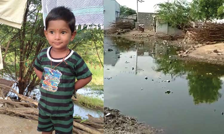 ಬಳ್ಳಾರಿ: ಆಡುತ್ತಾ ಆಡುತ್ತಾ ಕೊಳಚೆ ನೀರಲ್ಲಿ ಬಿದ್ದು ಮುಳುಗಿದ 4 ವರ್ಷದ ಮಗು