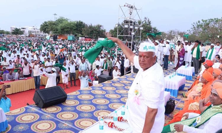 ಐದು ದಿನ; 500 ಕಿ.ಮೀ. ಬೃಹತ್‌ ಟ್ರ್ಯಾಕ್ಟರ್ ರ್ಯಾಲಿ ಸಮಾಪ್ತಿ