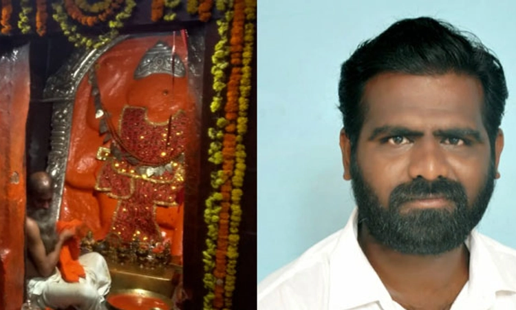ಹನುಮ ಮಾಲಾಧಾರಿಗಳೊಂದಿಗೆ ಇಕ್ಬಾಲ್ ಅನ್ಸಾರಿ: ಬಿಜೆಪಿ ಯುವ ಮೋರ್ಚಾ ಆಕ್ಷೇಪ