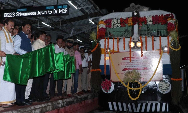 ತಿರುಪತಿ- ಚೆನ್ನೈಎಕ್ಸ್ ಪ್ರೆಸ್‌ ರೈಲಿಗೆ ಚಾಲನೆ