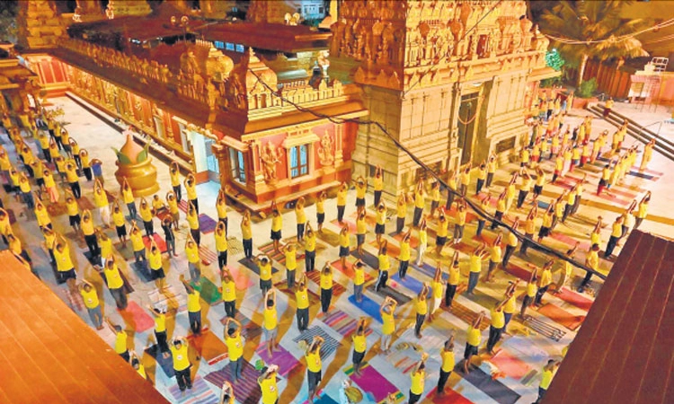 ಯೋಗಾಸನ ಸಹಿತ ಹನುಮಾನ್‌ ನಮಸ್ಕಾರ