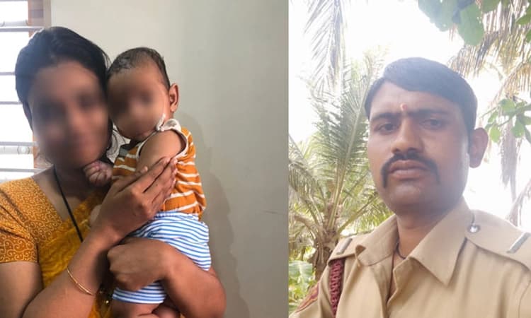 ಪತಿ ಸಾವಿನ ಸುದ್ದಿ ಕೇಳಿ ಮಗನೊಂದಿಗೆ ಪತ್ನಿ ನೇಣಿಗೆ ಶರಣು!