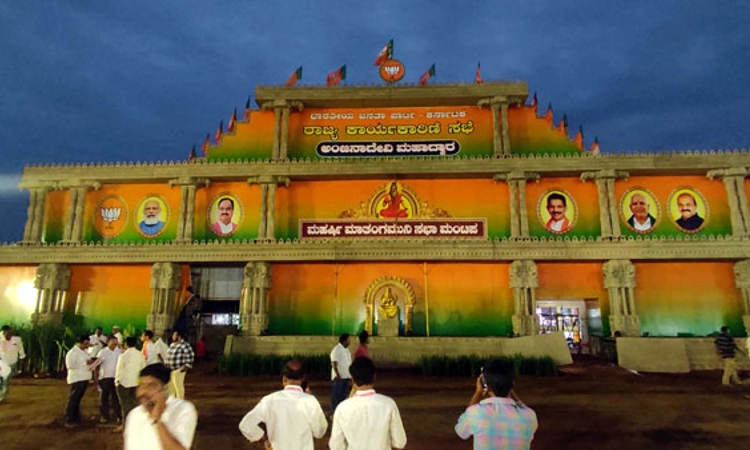 ಬಿಜೆಪಿ ಕಾರ್ಯಕಾರಣಿಗೆ ಹೊಸಪೇಟೆ ಸಜ್ಜು