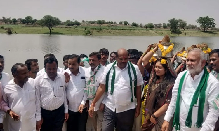 ಜೆಡಿಎಸ್ ನ ‘ಜನತಾ ಜಲಧಾರೆ- ಗಂಗಾ ರಥಯಾತ್ರೆ’ಗೆ ಚಾಲನೆ