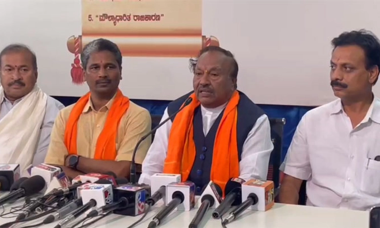 ಯಾವುದೇ ಕಾರಣಕ್ಕೂ ರಾಜೀನಾಮೆ‌‌ ನೀಡುವ ಪ್ರಶ್ನೆಯೇ ಇಲ್ಲ: ಕೆ.ಎಸ್.ಈಶ್ವರಪ್ಪ