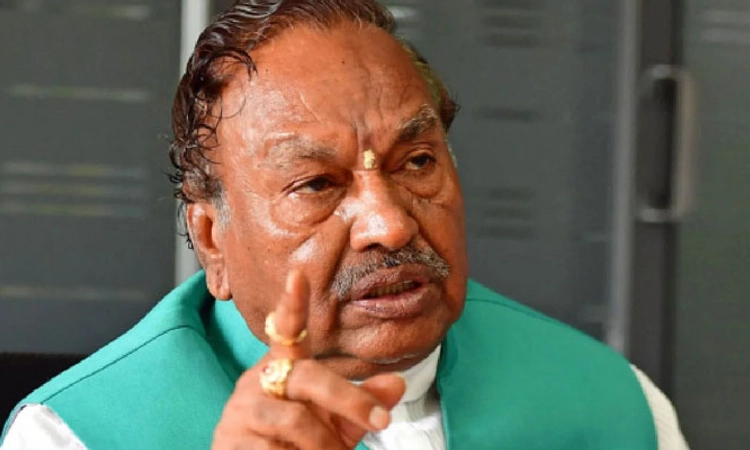 ಸಂತೋಷ್ ಯಾರೆಂದೇ ನನಗೆ ಗೊತ್ತಿಲ್ಲ, ನಾನು ರಾಜೀನಾಮೆ ನೀಡಲ್ಲ: ಸಚಿವ ಈಶ್ವರಪ್ಪ