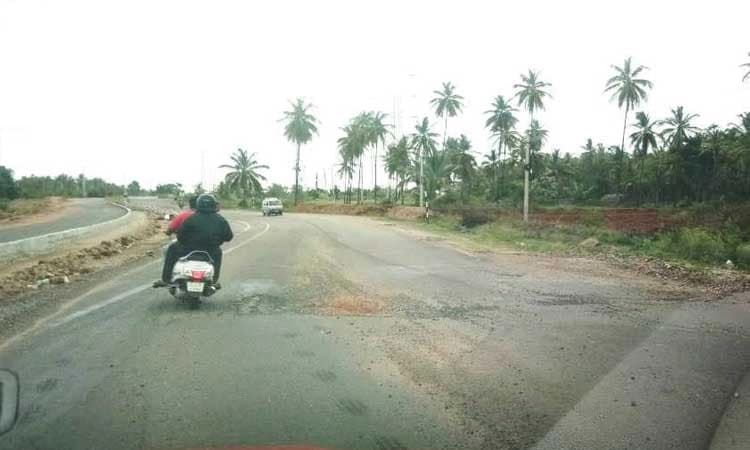 ಎನ್‌.ಹೆಚ್‌.206 ಚತುಷ್ಪಥ ರಸ್ತೆ ಕಾಮಗಾರಿ ಕಳಪೆ, ಅವೈಜ್ಞಾನಿಕ