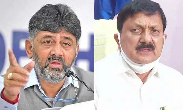 ಅರಗ ಜ್ಞಾನೇಂದ್ರ ವಜಾಕ್ಕೆ ಡಿಕೆಶಿ ಆಗ್ರಹ