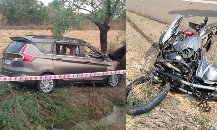 ಕಲಬುರಗಿ : ಮದುವೆ ಆಮಂತ್ರಣ ಪತ್ರಿಕೆ ಕೊಡಲು ಹೋದವರ ಬೈಕ್ ಅಪಘಾತ : ಮದುಮಗ ಸೇರಿ ಇಬ್ಬರು ಸಾವು