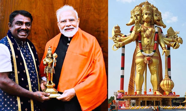ಕುಣಿಗಲ್: 161 ಅಡಿ ಆಂಜನೇಯ ವಿಗ್ರಹ ಏ 10 ರಂದು ಪ್ರಧಾನಿಯಿಂದ ಲೋಕಾರ್ಪಣೆ