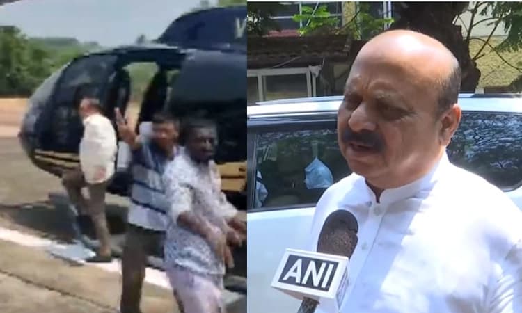 Karnataka Election; ಡಿಕೆ ಶಿವಕುಮಾರ್ ಅವರ ಹೆಲಿಕಾಪ್ಟರ್‌ ತಪಾಸಣೆ; ಆಕ್ರೋಶ