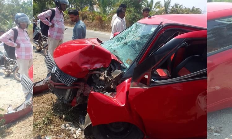 Accident: ಮರಕ್ಕೆ ಕಾರು ಢಿಕ್ಕಿ-ದಂಪತಿ‌ ಸ್ಥಳದಲ್ಲೇ ಮೃತ್ಯು