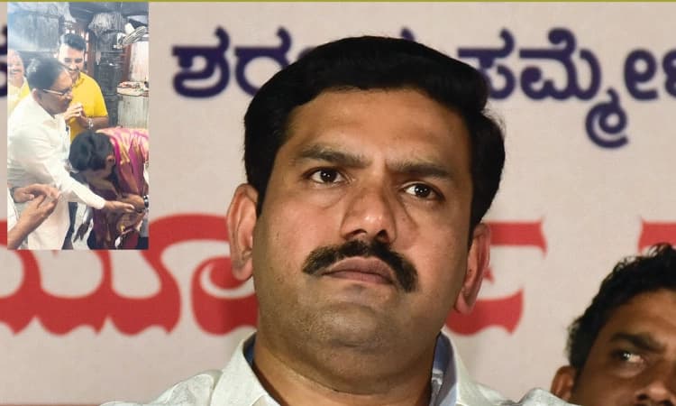 Election Update: ಪರಂ ಕಾಲಿಗೆರಗಿದ ಬಿ.ವೈ. ವಿಜಯೇಂದ್ರ