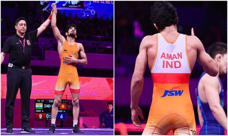 Asian Wrestling Championship: ಅಮಾನ್‌ ಸೆಹ್ರಾವತ್‌ಗೆ ಚಿನ್ನ