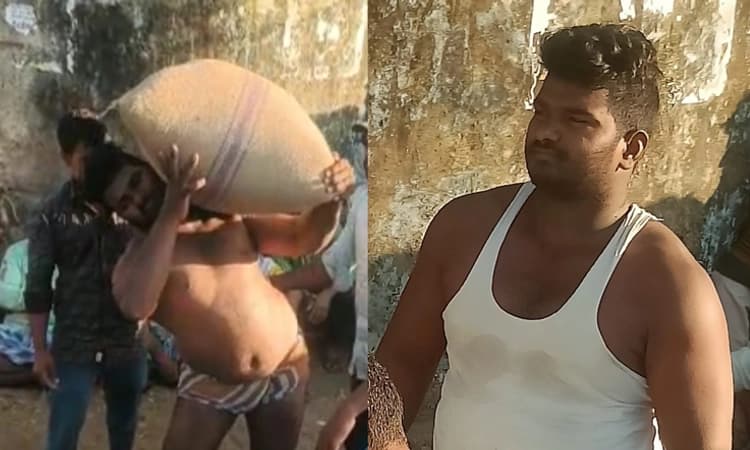 ವಾಡಿ: ಲಾಡ್ಲಾಪುರ ಜಾತ್ರೆಯಲ್ಲಿ ಗಮನಸೆಳೆದ ಭಾರ ಎತ್ತುವ ಕಸರತ್ತು