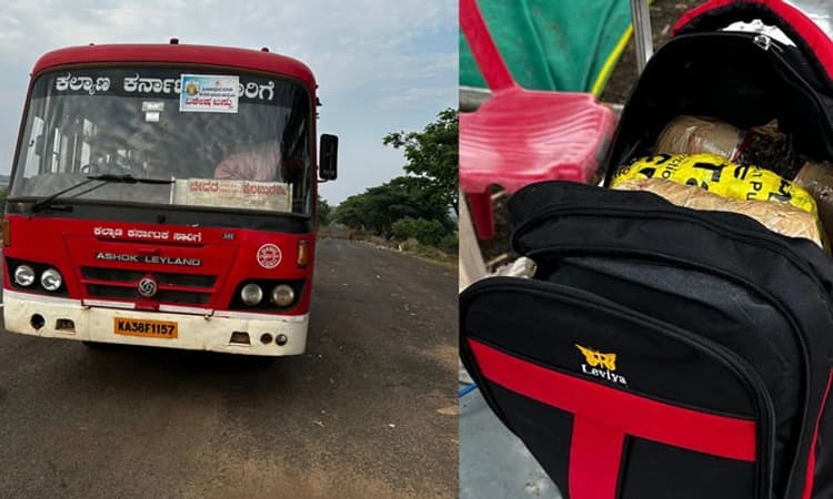ಕೆಎಸ್ಆರ್ ಟಿಸಿ ಬಸ್ ನಲ್ಲಿ ಎಂಟು ಕೆಜಿ ಗಾಂಜಾ ಸಾಗಾಟ; ಓರ್ವ ಪೊಲೀಸ್ ವಶಕ್ಕೆ