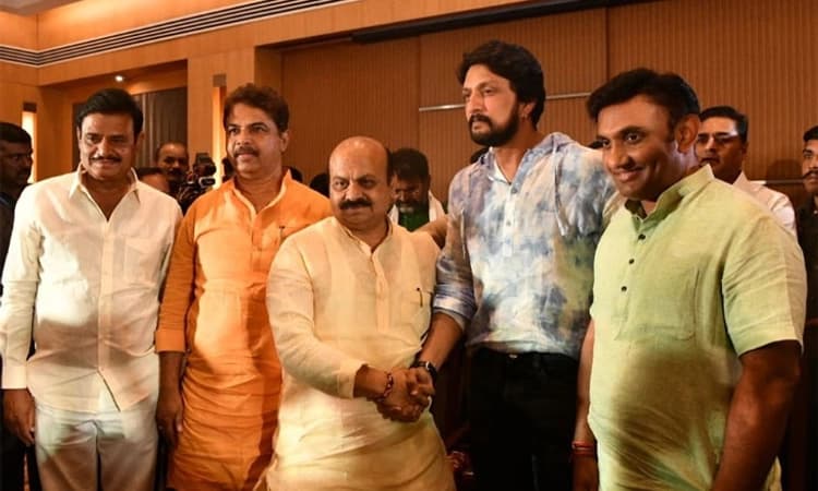 Karnataka poll 2023; ಬೊಮ್ಮಾಯಿ ಚಿತ್ರನಟರ ಮುಂದೆ ಶರಣಾಗಿದ್ದಾರೆ ಎಂದ ಕಾಂಗ್ರೆಸ್