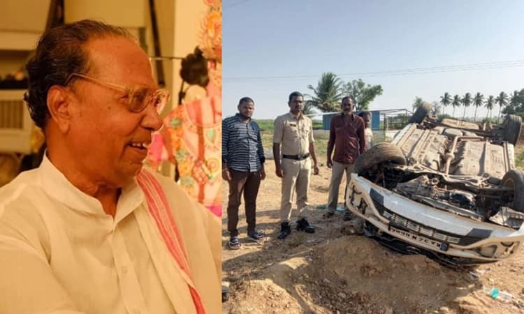 ಕಾರು ಪಲ್ಟಿ: ನಾಡೋಜ ಬೆಳಗಲ್ಲು ವೀರಣ್ಣ ಸಾವು