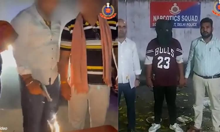 ಕೈಯಲ್ಲಿ ಪಿಸ್ತೂಲ್ ಹಿಡಿದು ಕೇಕ್ ಕತ್ತರಿಸಿದ ಯುವಕ: ಪೋಸ್ಟ್ ವೈರಲ್ ಆಗುತ್ತಿದ್ದಂತೆ ಬಂಧನ