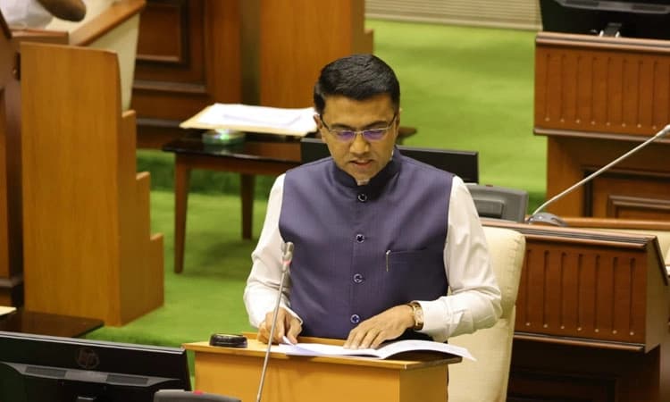 ಗೋವಾ ಬಜೆಟ್ ಮಂಡಿಸಿದ ಮುಖ್ಯಮಂತ್ರಿ ಪ್ರಮೋದ್ ಸಾವಂತ್‌