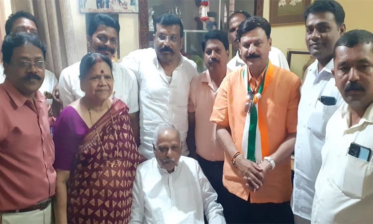 ಅಳಿಯನೇ ಪಕ್ಷದ ಅಭ್ಯರ್ಥಿಯಾಗಿರುವಾಗ ಭಿನ್ನಮತದ ಮಾತೆಲ್ಲಿ: ಕಾಗೋಡು ಪ್ರಶ್ನೆ