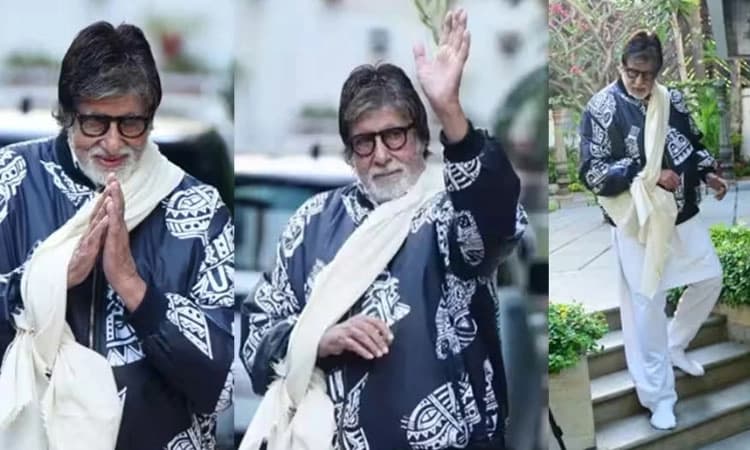 ಚೇತರಿಕೆಯ ಹಾದಿಯಲ್ಲಿ ಅಮಿತಾಭ್: ಗಾಯದ ಬಳಿಕ ಮೊದಲ ಬಾರಿ ಅಭಿಮಾನಿಗಳ ಮುಂದೆ ಬಂದ ಬಿಗ್‌ ಬಿ