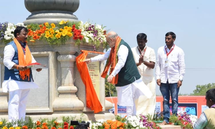 ಗೋರ್ಟಾ (ಬಿ) ಗ್ರಾಮದಲ್ಲಿ ಪಟೇಲ್ ಪ್ರತಿಮೆ ಮತ್ತು 103 ಅಡಿ ಧ್ವಜ ಸ್ತಂಭ ಲೋಕಾರ್ಪಣೆ