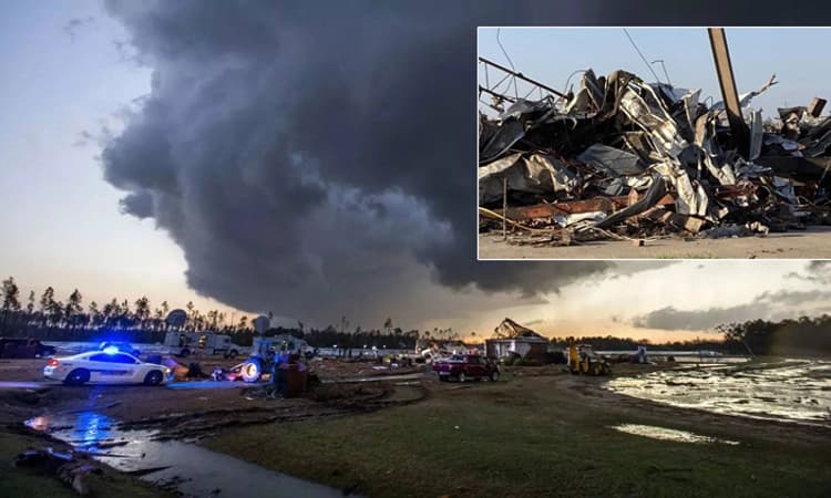 ಅಮೆರಿಕದಲ್ಲಿ ಭೀಕರ ಸುಂಟರಗಾಳಿ ಕನಿಷ್ಠ 23 ಮಂದಿ ಮೃತ್ಯು