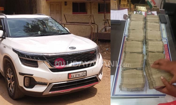 ಗಂಗಾವತಿ: ದಾಖಲೆ ಇಲ್ಲದೇ 60 ಲಕ್ಷ ರೂ.ಸಾಗಾಟ; ನಗದು ಸಮೇತ ಕಾರು ವಶಕ್ಕೆ