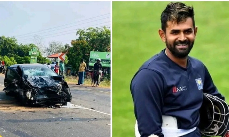 Sri Lanka; ಕ್ರಿಕೆಟಿಗ ಲಹಿರು ತಿರಮನ್ನೆ ಪ್ರಯಾಣಿಸುತ್ತಿದ್ದ ಕಾರು ಭೀಕರ ಅಪಘಾತ