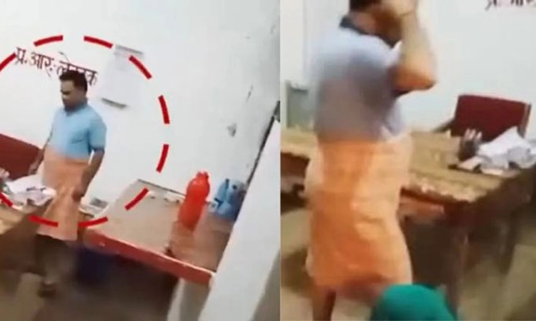 Video Viral; ಲುಂಗಿಯಲ್ಲಿ ಡ್ಯೂಟಿ ಮಾಡಿದ ಎಸ್ ಐ!: ಮಹಿಳೆಯೊಂದಿಗೆ ಅಸಭ್ಯ ವರ್ತನೆ