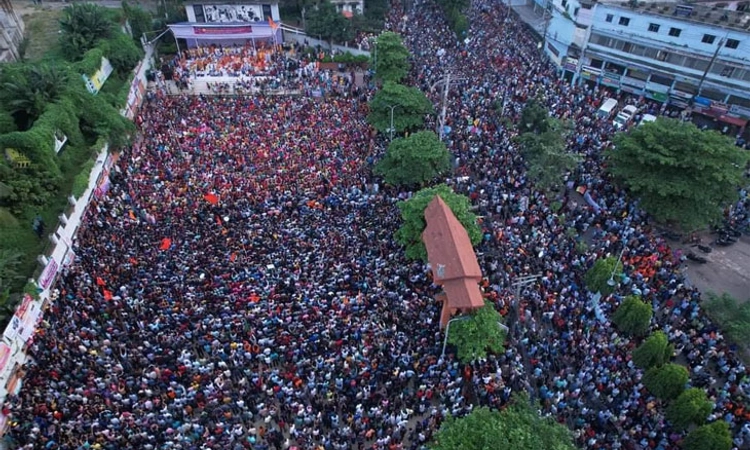 Bangladesh;ಸಿಡಿದೆದ್ದ ಹಿಂದೂಗಳು: ಮಧ್ಯಾಂತರ ಸರಕಾರದ ವಿರುದ್ಧ ಬೃಹತ್‌ ರ್‍ಯಾಲಿ